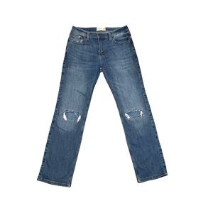Abercrombie Kids Distressed Jeans  - Straight Fit  -  Boys Jeans